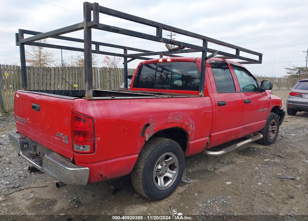 2004 DODGE RAM 1500 SLT/LARAMIE VIN: 1D7HU18D14S785553