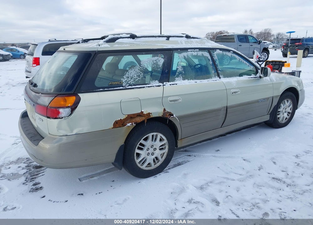 2004 SUBARU OUTBACK LIMITED VIN: 4S3BH686647607420