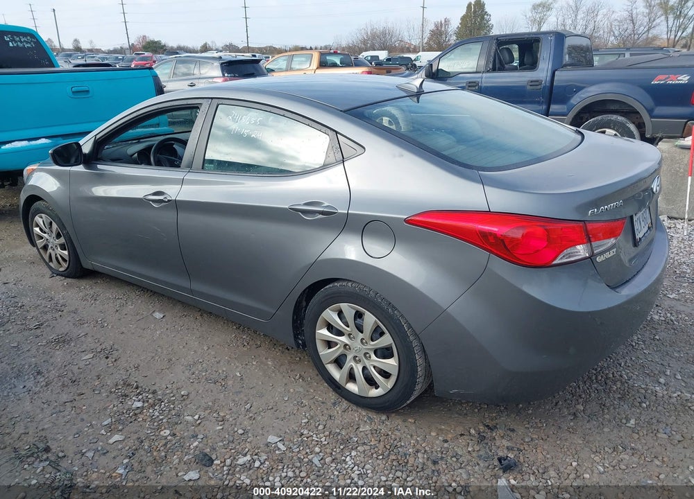 2013 HYUNDAI ELANTRA GLS VIN: 5NPDH4AE1DH193392