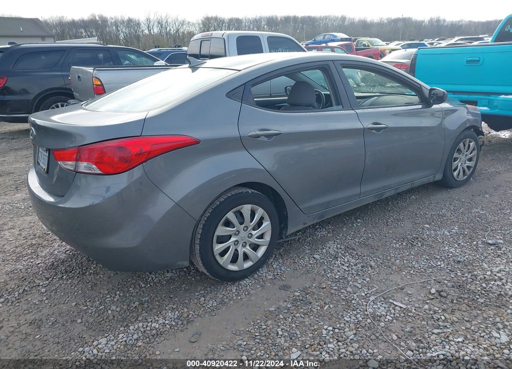 2013 HYUNDAI ELANTRA GLS VIN: 5NPDH4AE1DH193392