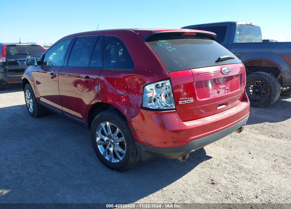 2013 FORD EDGE SEL VIN: 2FMDK3JC1DBA96968