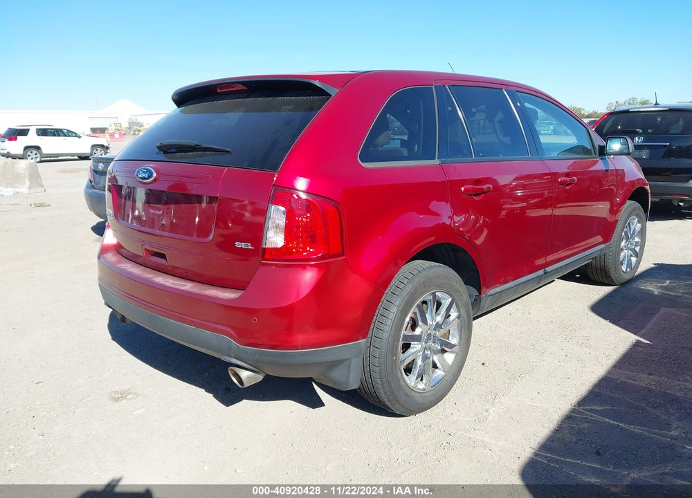 2013 FORD EDGE SEL VIN: 2FMDK3JC1DBA96968