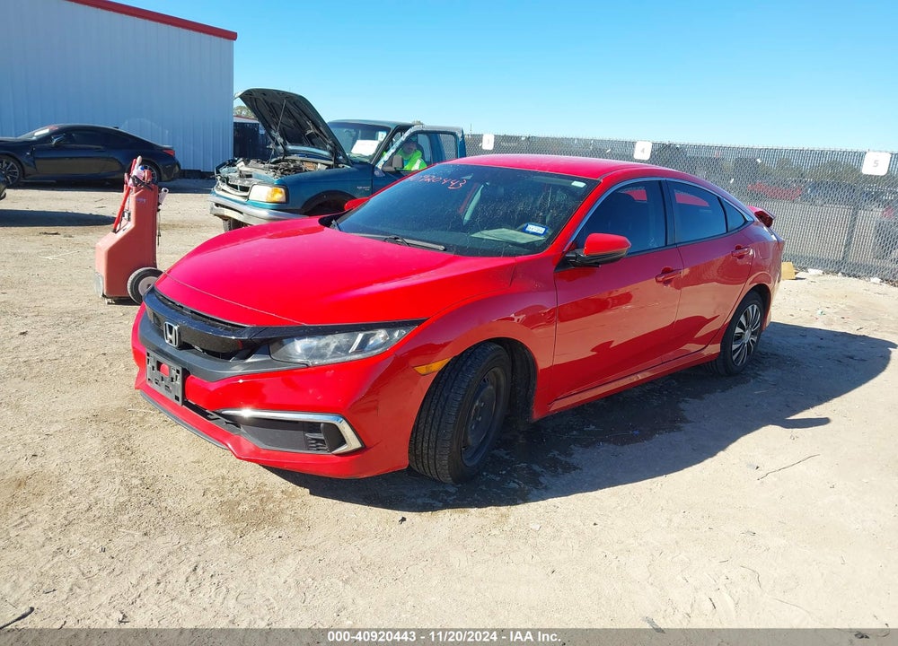 2020 HONDA CIVIC VIN: 2HGFC2F61LH580353
