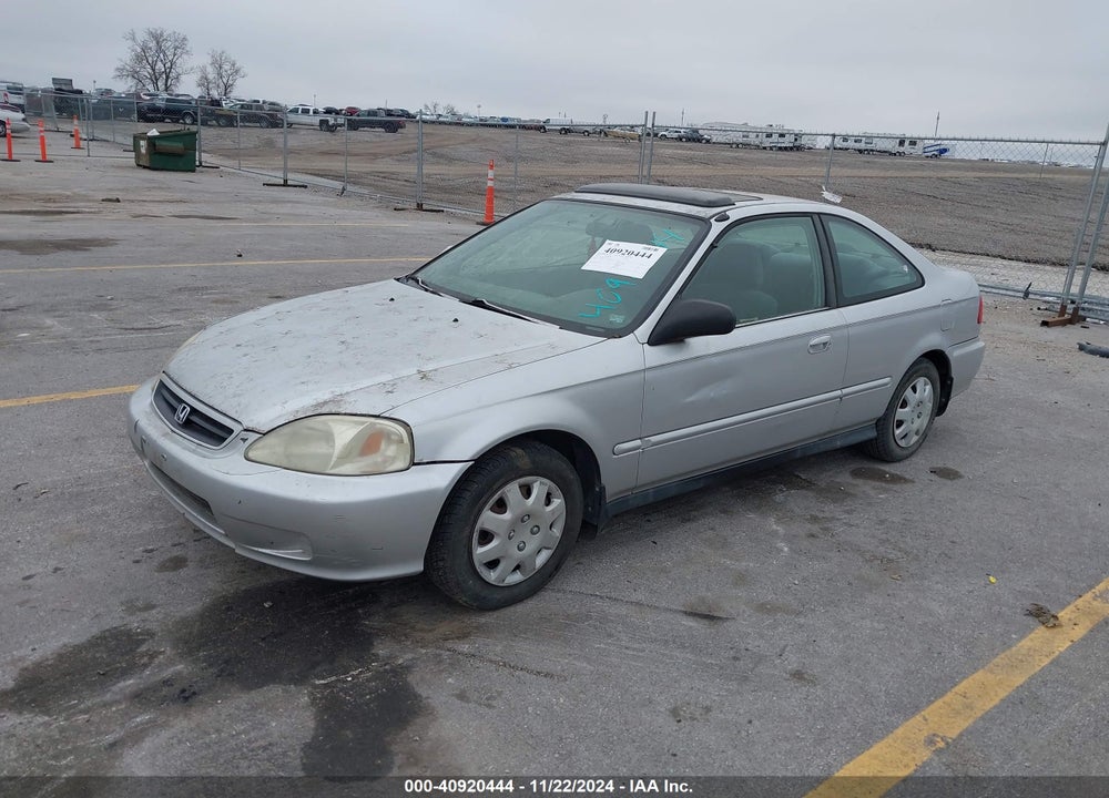 2000 HONDA CIVIC EX VIN: 1HGEJ8240YL053522