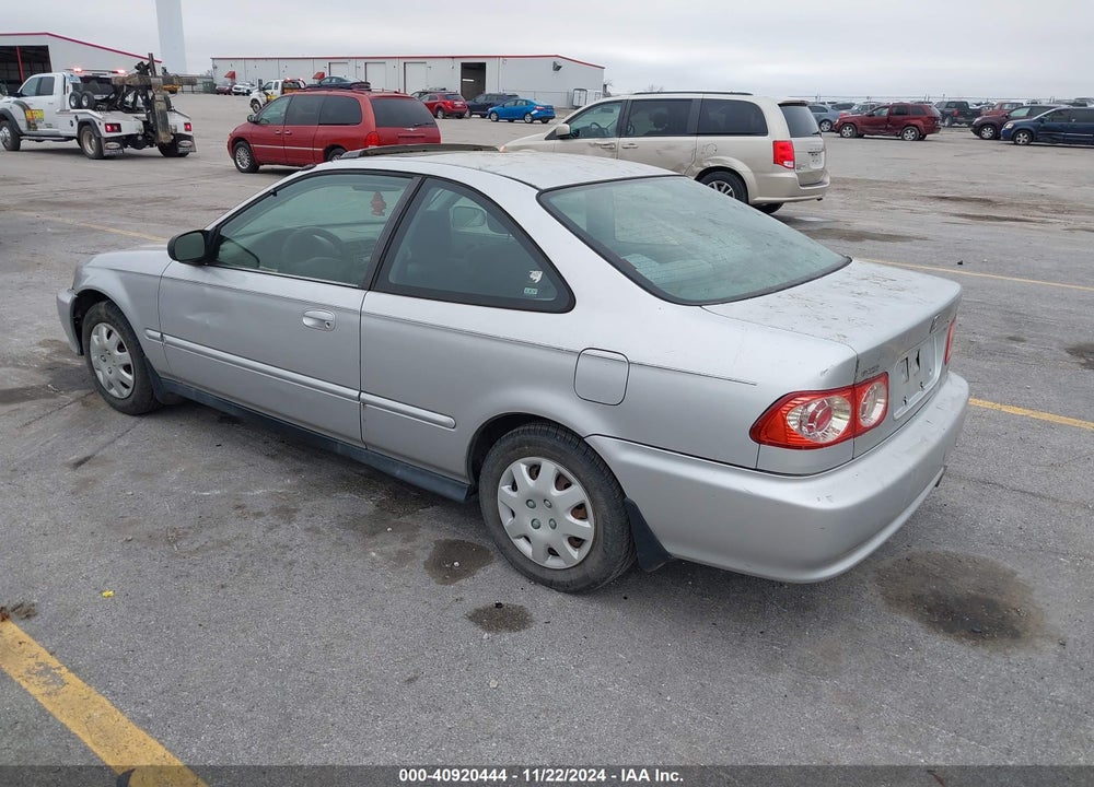 2000 HONDA CIVIC EX VIN: 1HGEJ8240YL053522