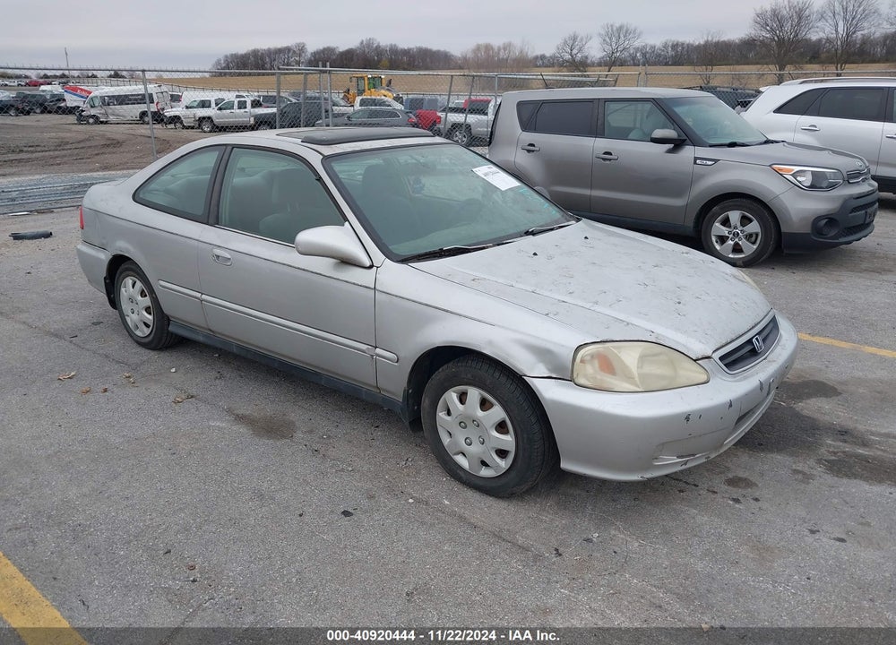 2000 HONDA CIVIC EX VIN: 1HGEJ8240YL053522