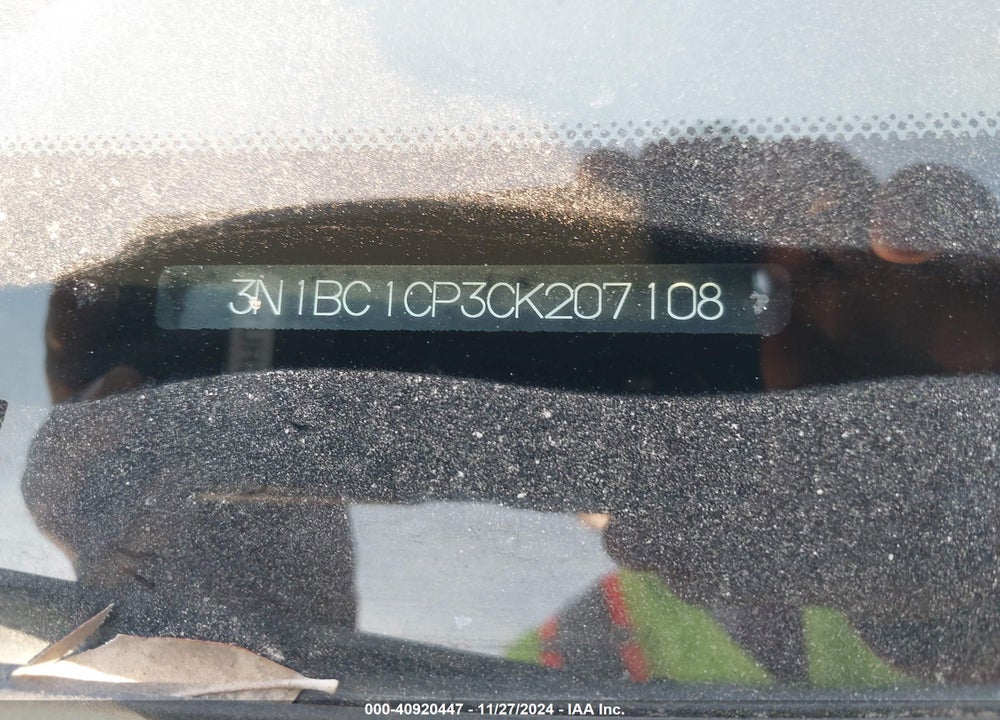 2012 NISSAN VERSA 1.8 SL VIN: 3N1BC1CP3CK207108