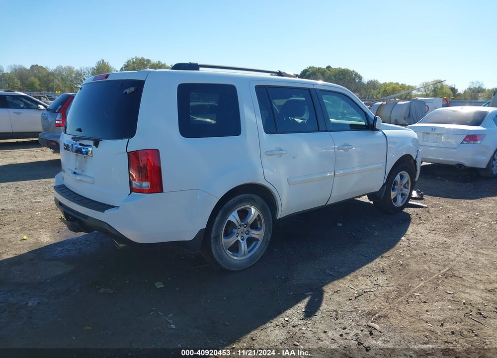 2014 HONDA PILOT EX-L VIN: 5FNYF3H5XEB008165