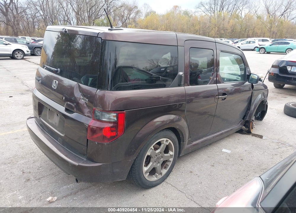 2007 HONDA ELEMENT SC VIN: 5J6YH18907L005030