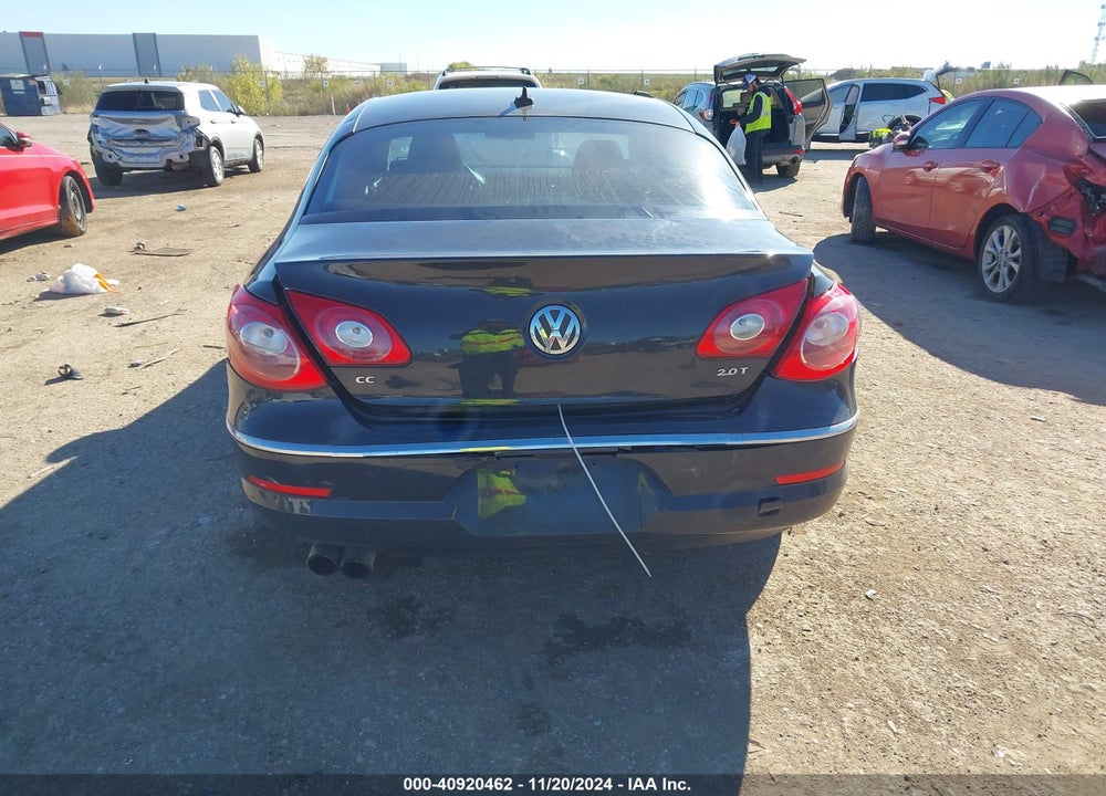 2012 VOLKSWAGEN CC SPORT VIN: WVWMN7AN4CE505309