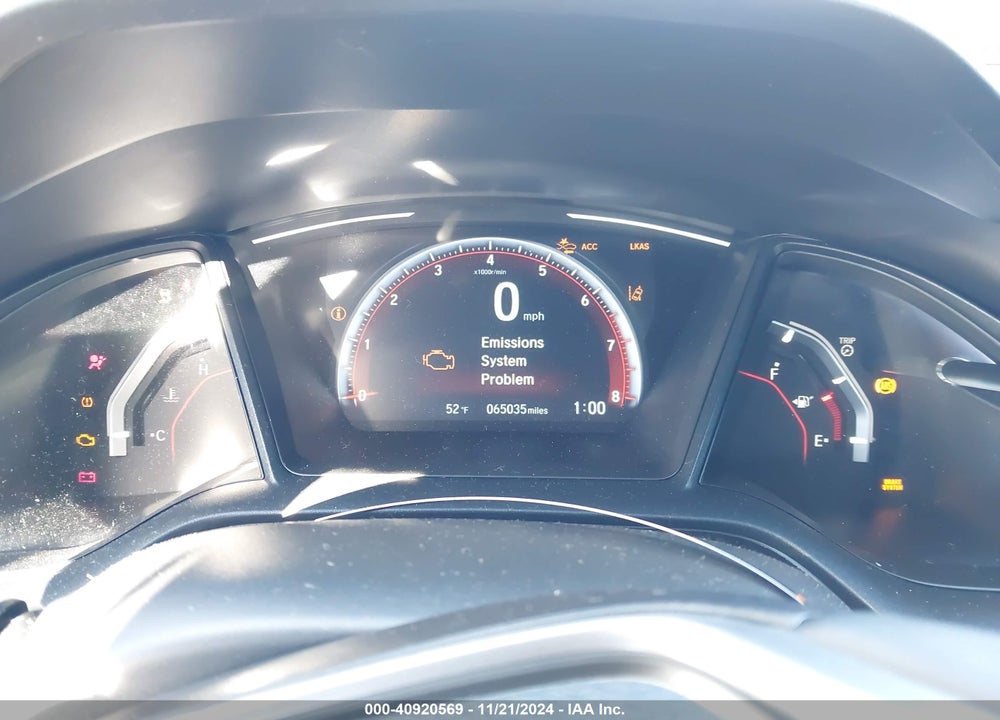 2021 HONDA CIVIC SPORT VIN: SHHFK7G41MU207086