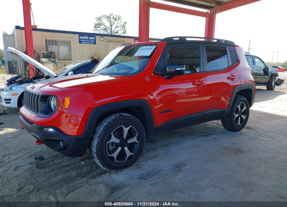 2022 JEEP RENEGADE TRAILHAWK 4X4 VIN: ZACNJDC17NPN80344