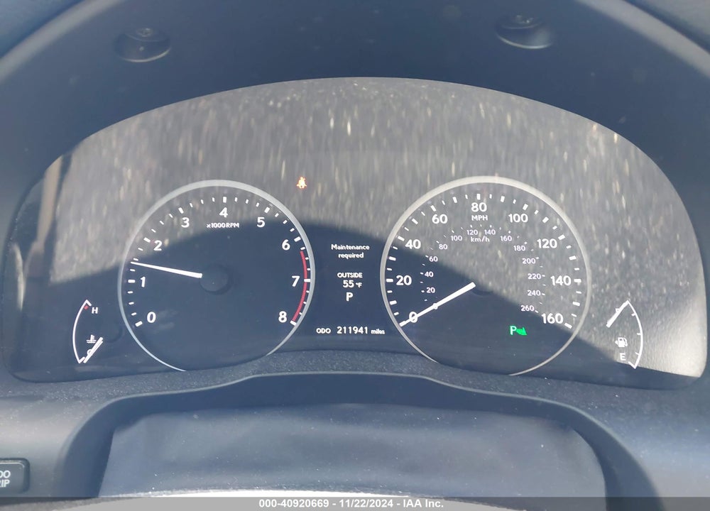 2013 LEXUS ES 350 VIN: JTHBK1GGXD2001838