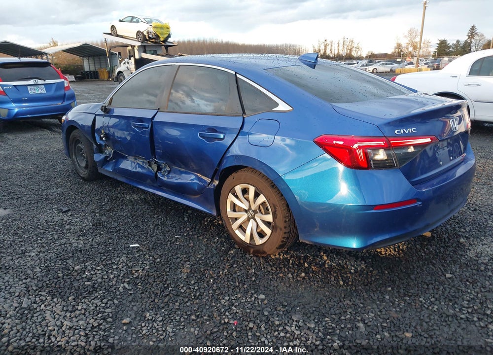 2022 HONDA CIVIC LX VIN: 2HGFE2F25NH528430