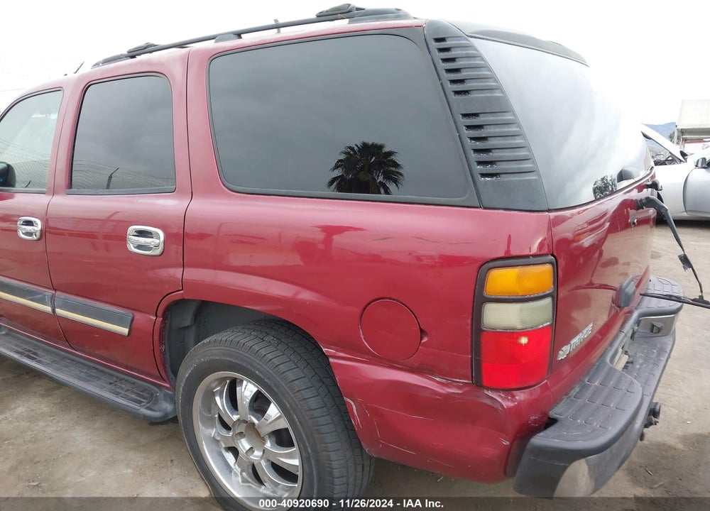 2006 CHEVROLET TAHOE LS VIN: 1GNEC13T76R120382