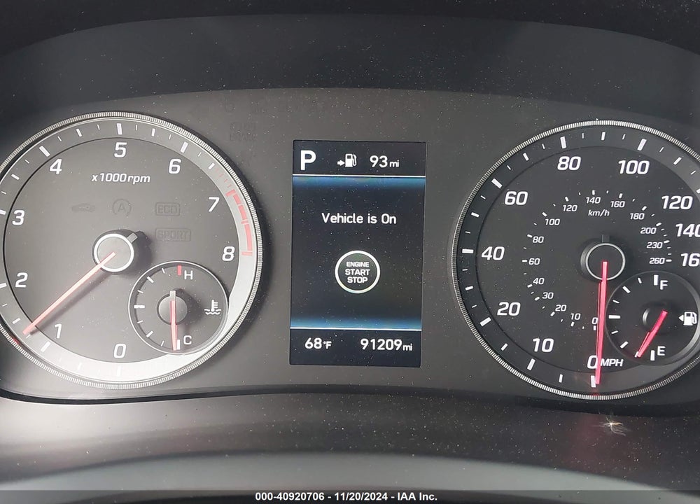 2019 HYUNDAI SONATA SPORT VIN: 5NPE34AF9KH808375