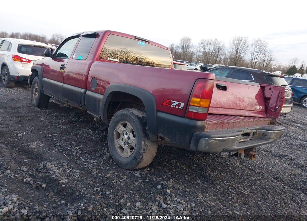 2004 GMC SIERRA 1500 SLE VIN: 2GTEK19T941286816