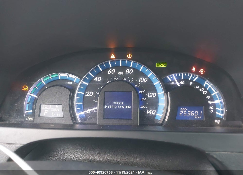 2014 TOYOTA CAMRY HYBRID LE VIN: 4T1BD1FK7EU134513