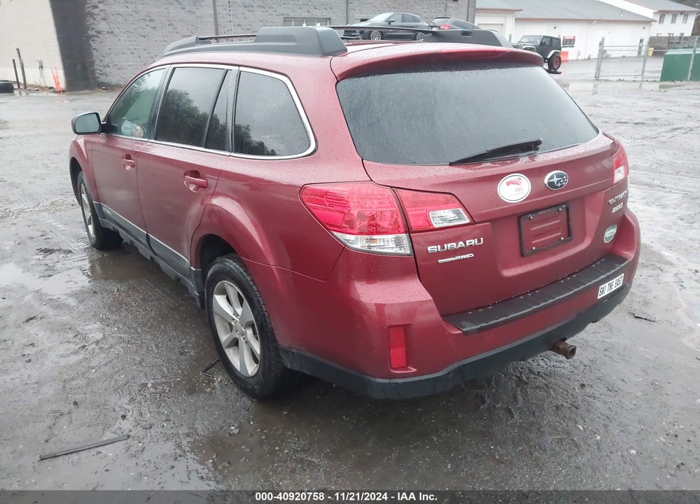 2013 SUBARU OUTBACK 2.5I PREMIUM VIN: 4S4BRBCC4D3320793