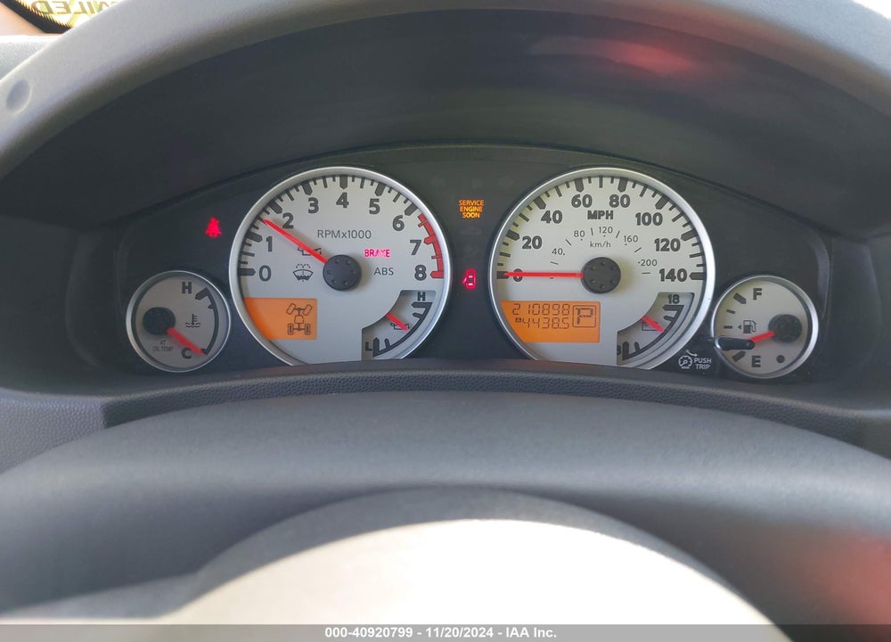 2011 NISSAN XTERRA PRO - 4X VIN: 5N1AN0NW6BC500311