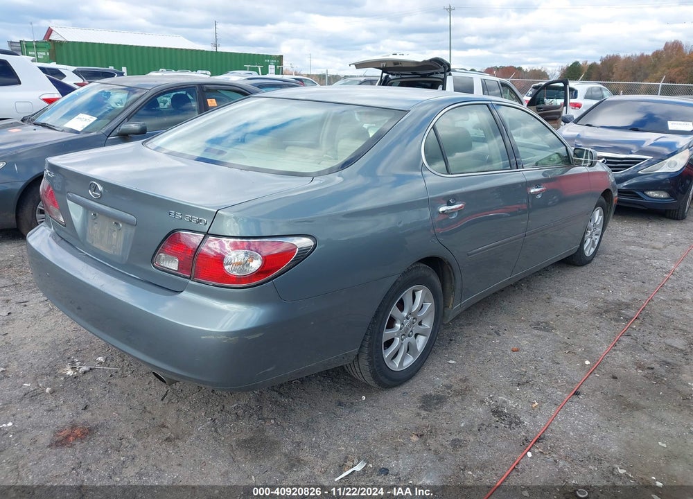 2004 LEXUS ES 330 VIN: JTHBA30G445000546