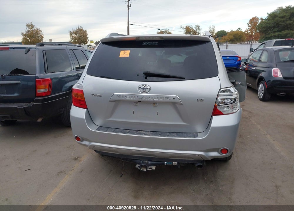 2008 TOYOTA HIGHLANDER LIMITED VIN: JTEDS42A282044439