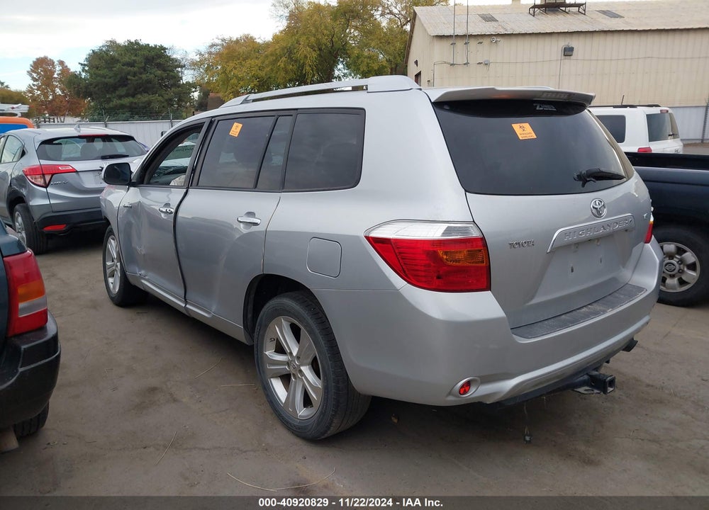 2008 TOYOTA HIGHLANDER LIMITED VIN: JTEDS42A282044439