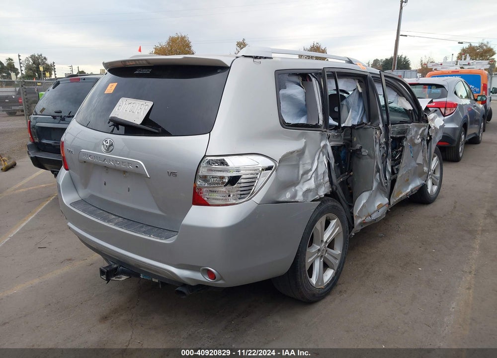 2008 TOYOTA HIGHLANDER LIMITED VIN: JTEDS42A282044439
