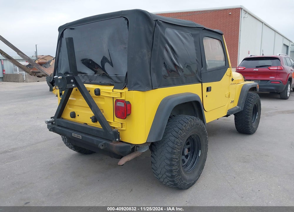 2000 JEEP WRANGLER SE VIN: 1J4FA29P8YP799185