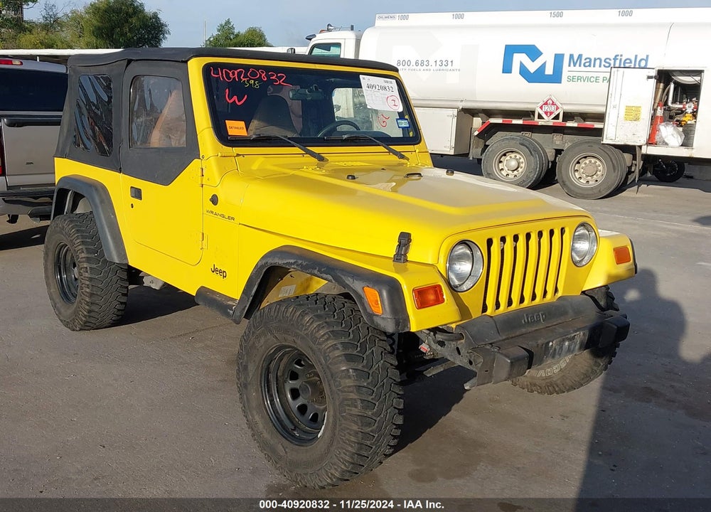 2000 JEEP WRANGLER SE VIN: 1J4FA29P8YP799185