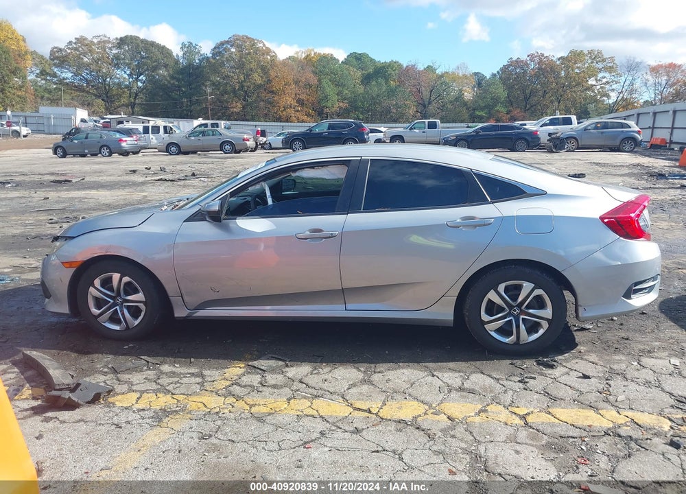 2016 HONDA CIVIC VIN: 19XFC2F57GE061654