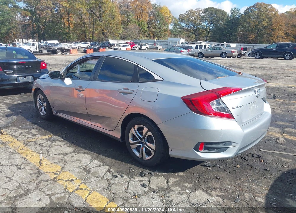 2016 HONDA CIVIC VIN: 19XFC2F57GE061654