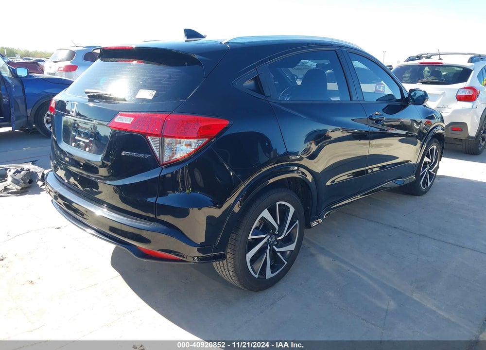 2019 HONDA HR-V SPORT VIN: 3CZRU5H10KG709932