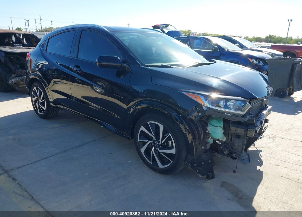 2019 HONDA HR-V SPORT VIN: 3CZRU5H10KG709932