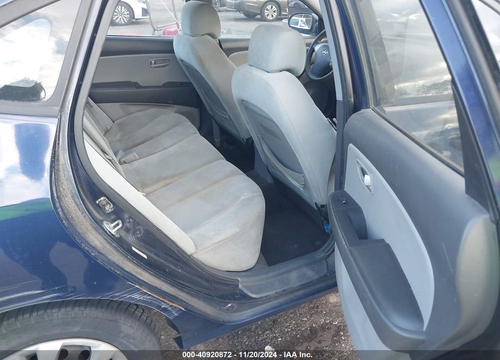 2009 HYUNDAI ELANTRA GLS VIN: KMHDU46D09U791378