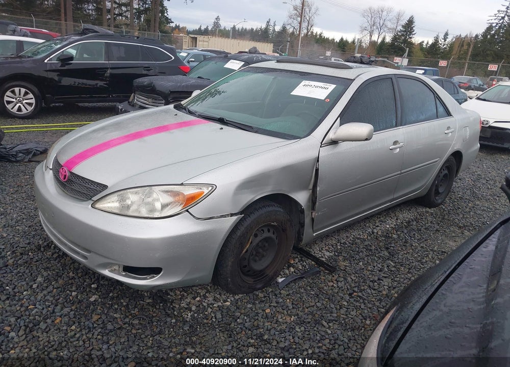 2002 TOYOTA CAMRY LE VIN: JTDBE32K120098369