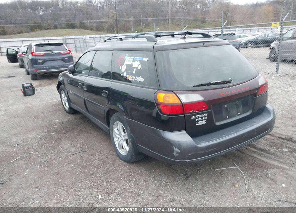 2004 SUBARU OUTBACK H6-3.0 L.L. BEAN EDITION VIN: 4S3BH806547602703