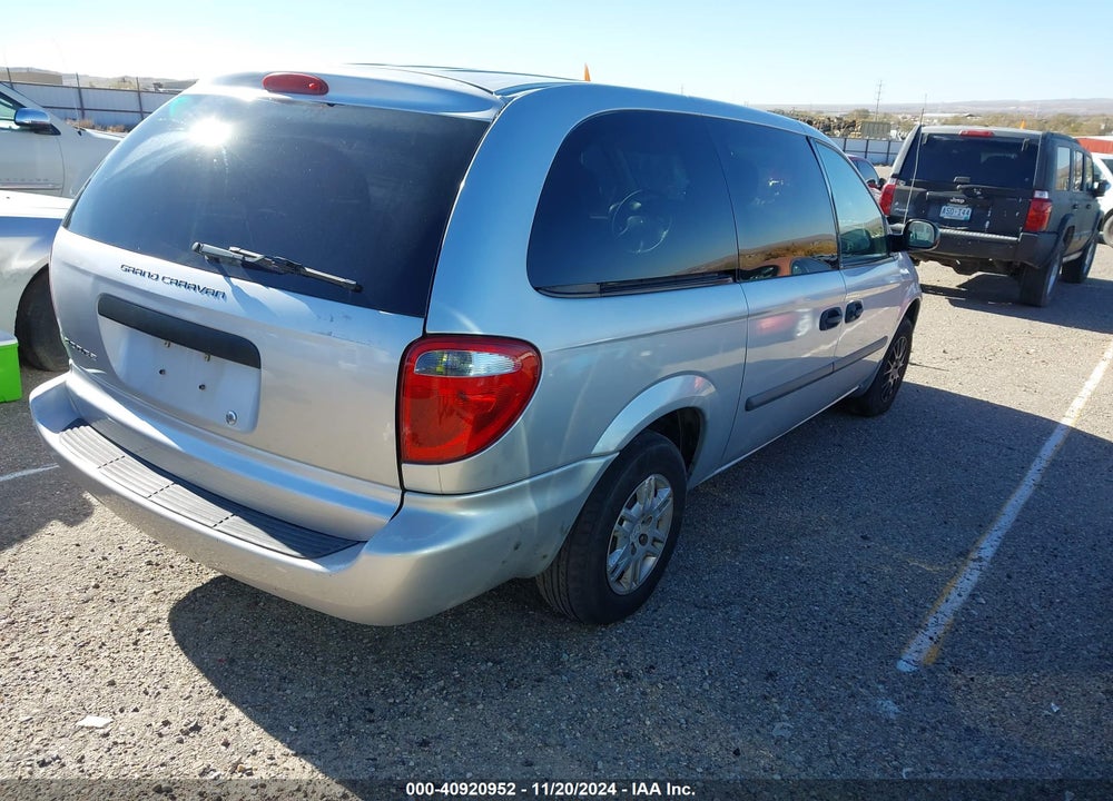 2006 DODGE GRAND CARAVAN SE VIN: 1D4GP24E16B749966