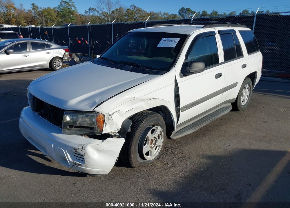 2003 CHEVROLET TRAILBLAZER LS VIN: 1GNDS13S832157970