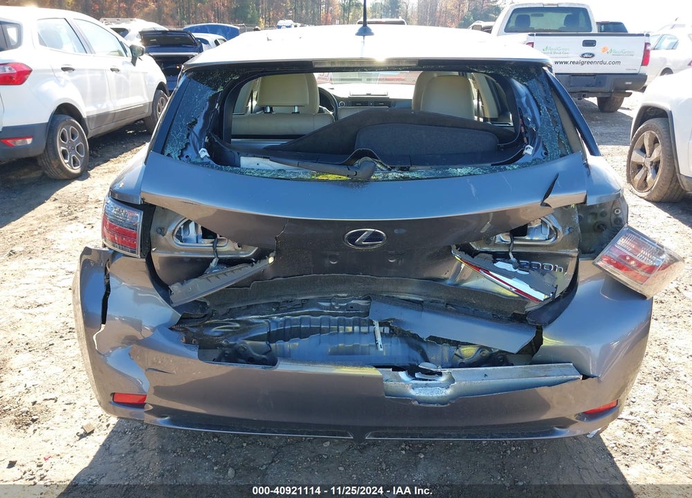 2012 LEXUS CT 200H PREMIUM VIN: JTHKD5BH6C2118574