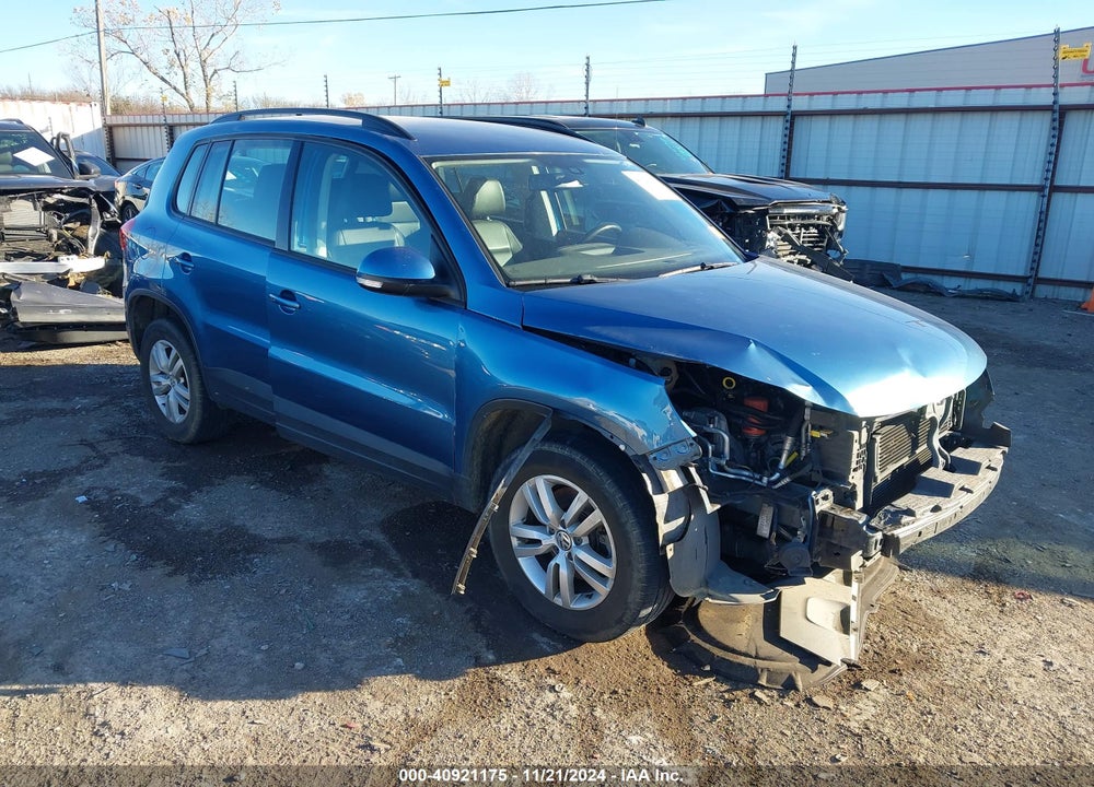 2017 VOLKSWAGEN TIGUAN 2.0T S VIN: WVGBV7AX2HK008501