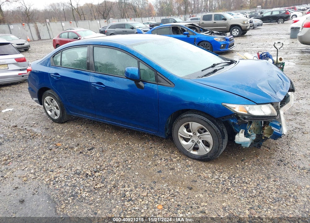 2013 HONDA CIVIC LX VIN: 2HGFB2F57DH592373