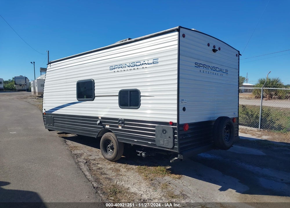 2024 KEYSTONE SPRINGDALE TRAVEL TRAILER VIN: 4YDTSGG10RW100685