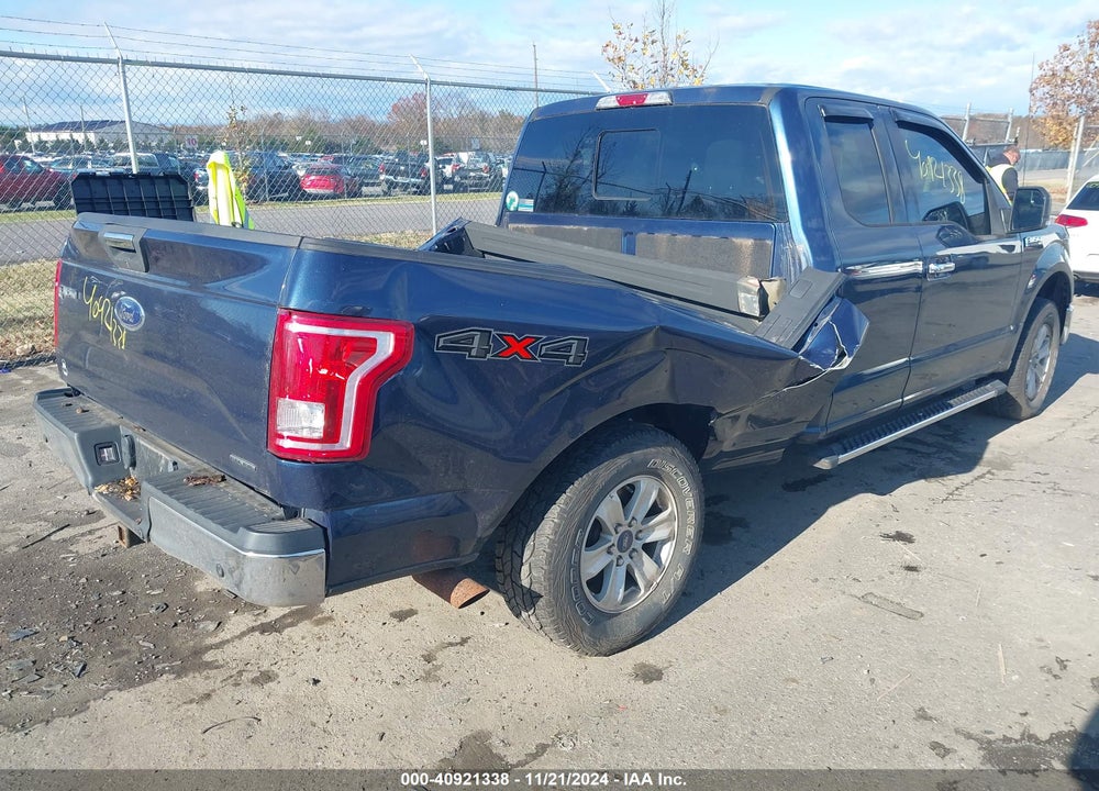 2015 FORD F-150 XLT VIN: 1FTFX1EF6FFC90145