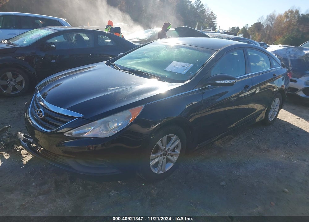 2014 HYUNDAI SONATA GLS VIN: 5NPEB4AC2EH903809