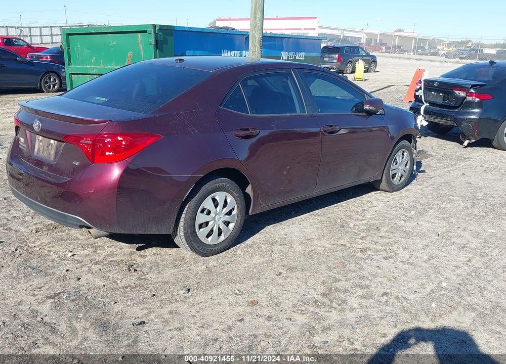 2017 TOYOTA COROLLA SE SPECIAL EDITION VIN: 5YFBURHE1HP646456