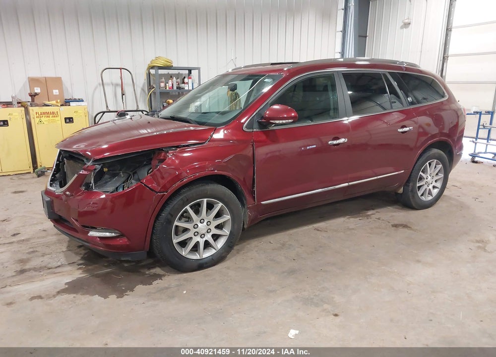 2016 BUICK ENCLAVE LEATHER VIN: 5GAKVBKD2GJ187382