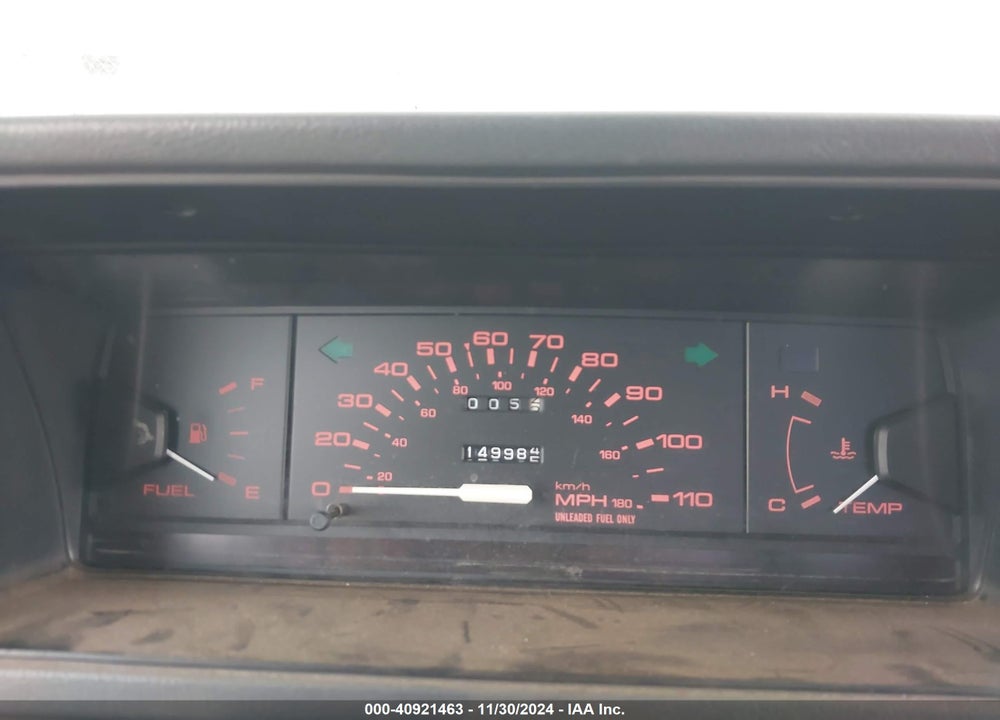 1989 MAZDA B2200 SHORT BED VIN: JM2UF113XK0781669