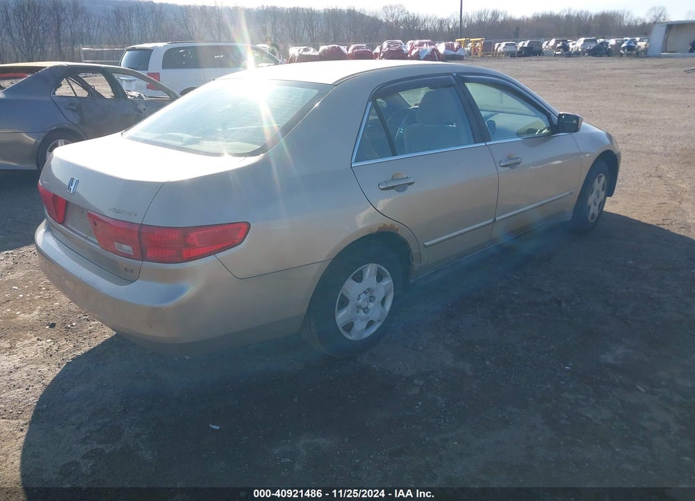 2005 HONDA ACCORD 2.4 LX VIN: 1HGCM56485A004289