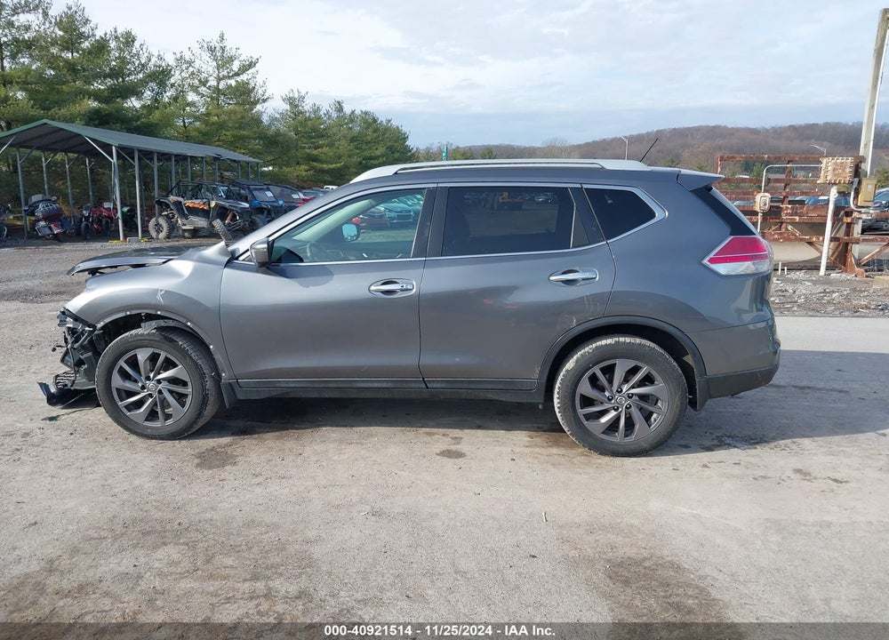 2016 NISSAN ROGUE SL VIN: 5N1AT2MV5GC758305